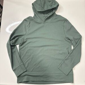 Lululemon Shift Stitch Hoodie Mens L? Performance Waffle Knit Snap Button A0303